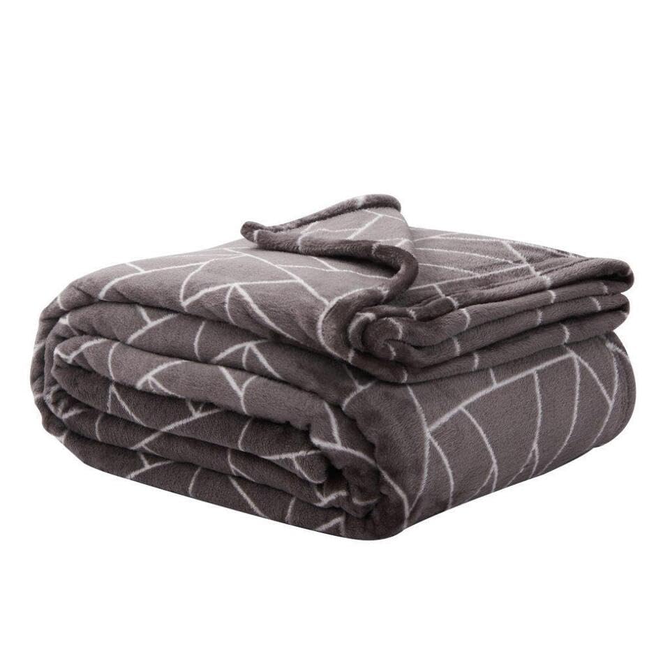 NFK Textile 100% Fleece Flannel Throw Blankets Ultimate Flannel Tartan Check Plaid Throws For Sofa Settee Bed Couch & Traveling Throw Blankets