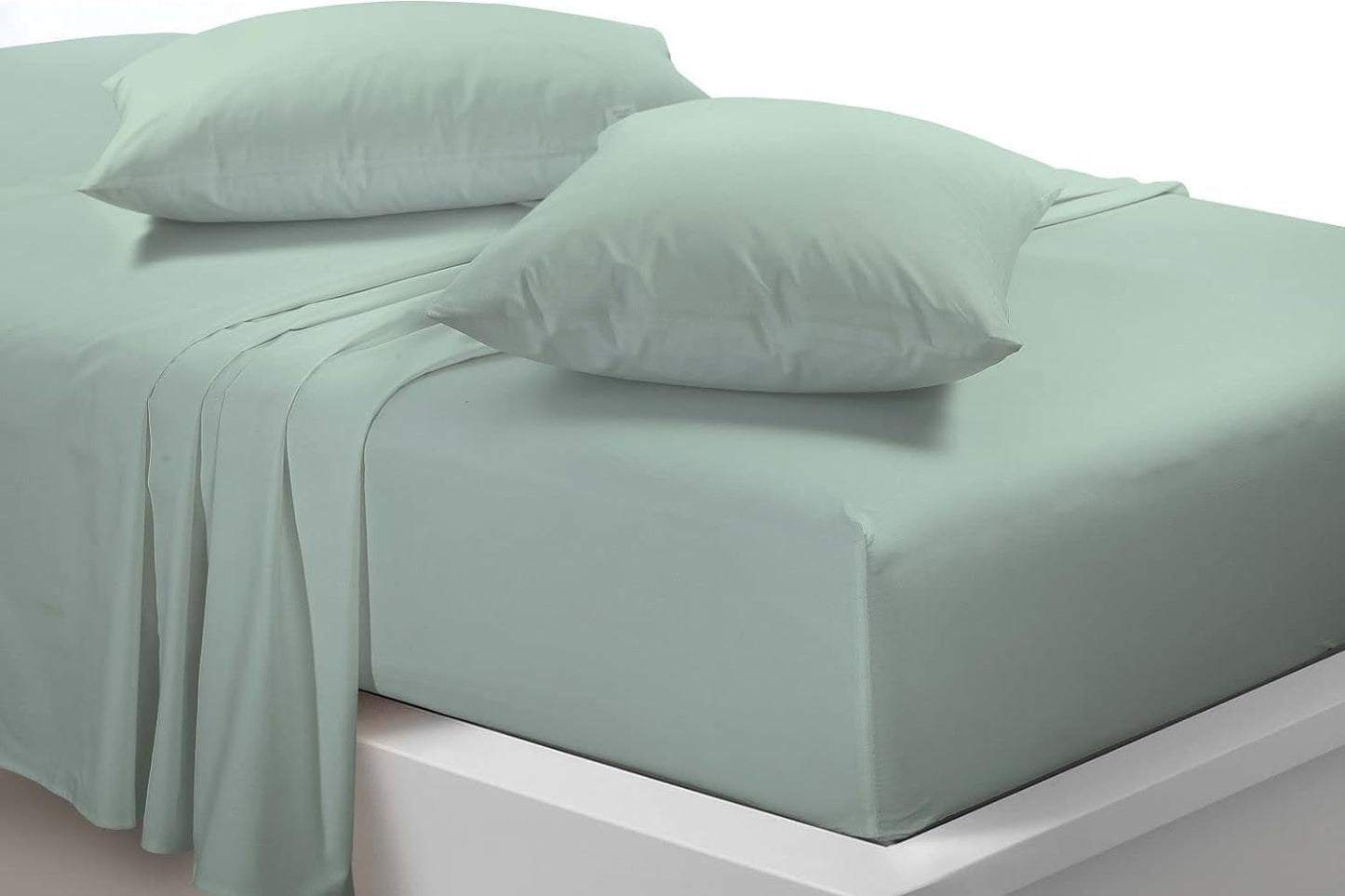 100% Polycotton 40cm Fitted Sheet Super Soft & Warm Cozy Fitted Sheets for Adjustable Bed Extra Deep Fitted Sheet