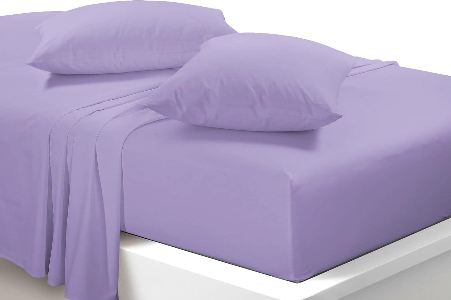 100% Polycotton 40cm Fitted Sheet Super Soft & Warm Cozy Fitted Sheets for Adjustable Bed Extra Deep Fitted Sheet