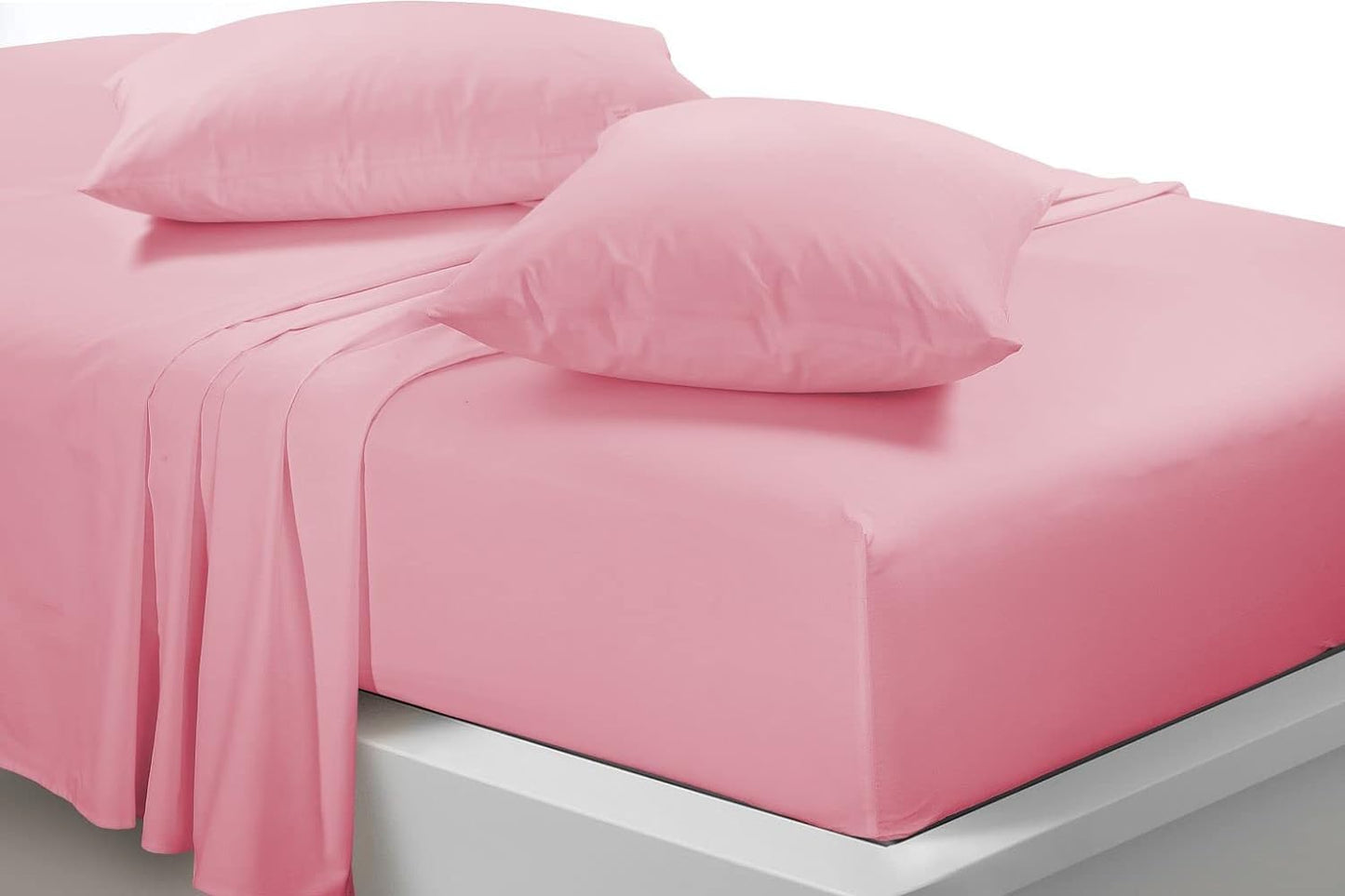 100% Polycotton 40cm Fitted Sheet Super Soft & Warm Cozy Fitted Sheets for Adjustable Bed Extra Deep Fitted Sheet
