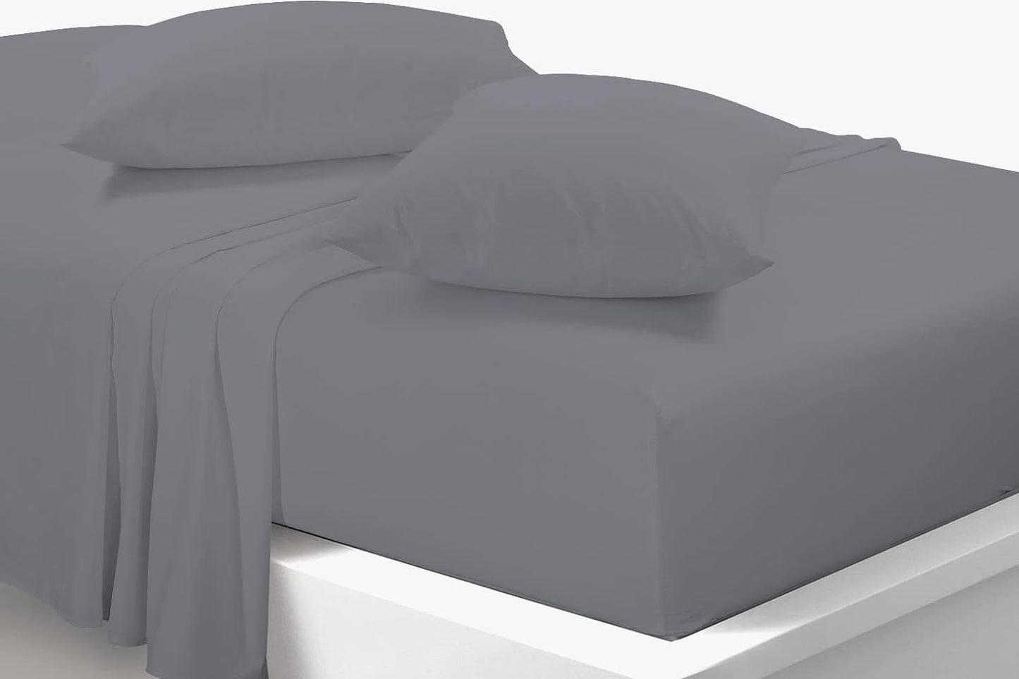 100% Polycotton 40cm Fitted Sheet Super Soft & Warm Cozy Fitted Sheets for Adjustable Bed Extra Deep Fitted Sheet