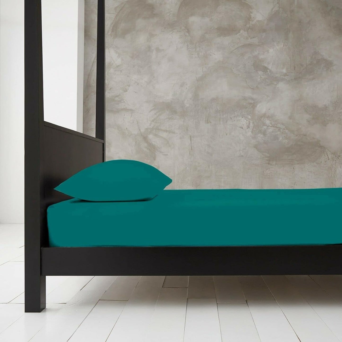 100% Polycotton 40cm Fitted Sheet Super Soft & Warm Cozy Fitted Sheets for Adjustable Bed Extra Deep Fitted Sheet