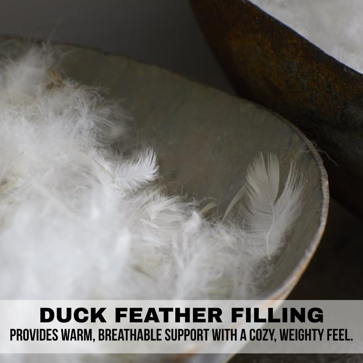 NFK Textile Luxurious Hotel Quality Duvet Quilt, Ultra Warm 13.5 Tog, Duck Feather Filled, Machine Washable