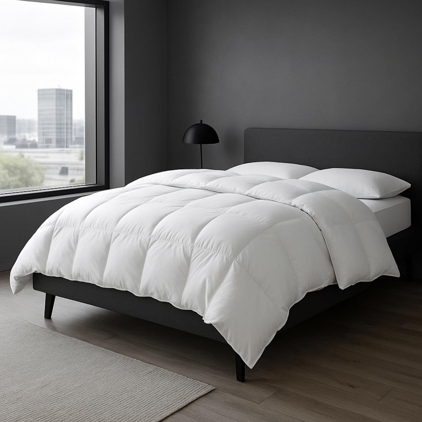 NFK Textile Luxurious Hotel Quality Duvet Quilt, Ultra Warm 13.5 Tog, Duck Feather Filled, Machine Washable