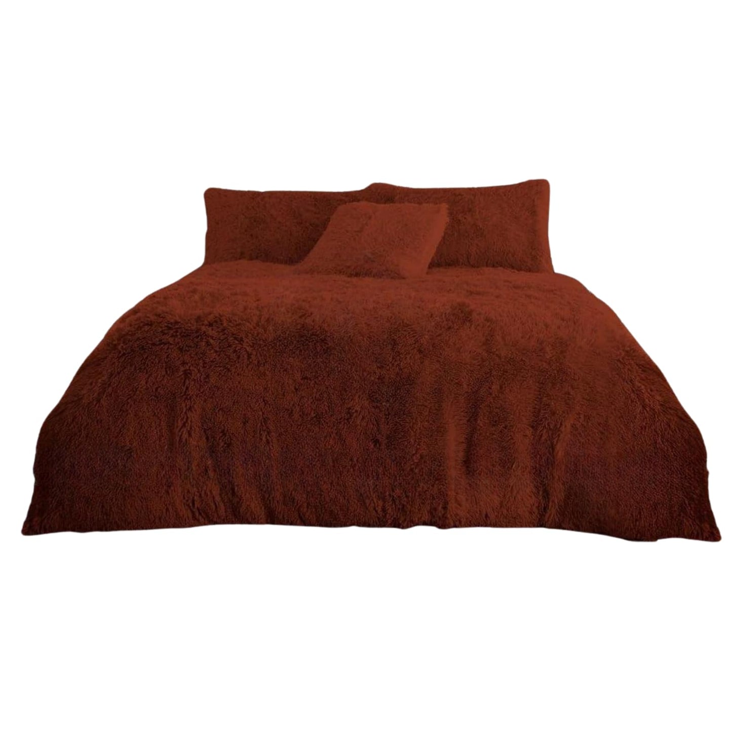 NFK Textile Snuggle Scape Fleece Duvet Set Luxury Bedding Super Soft Warm & Cosy Fluffy Fur Duvet Set