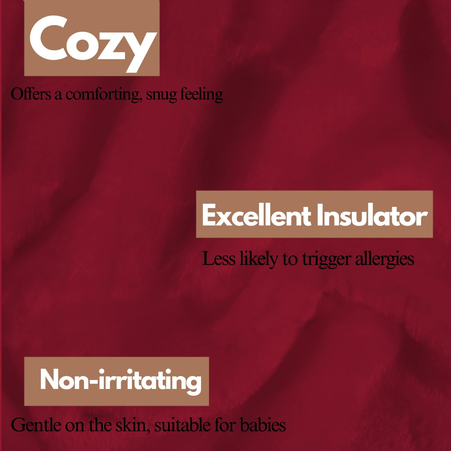 NFK TEXTILE Cozy Fleece Blankets & Luxurious Faux Fur Throws - Soft, Warm & Breathable Throws for Ultimate Comfort on Sofas & Bed