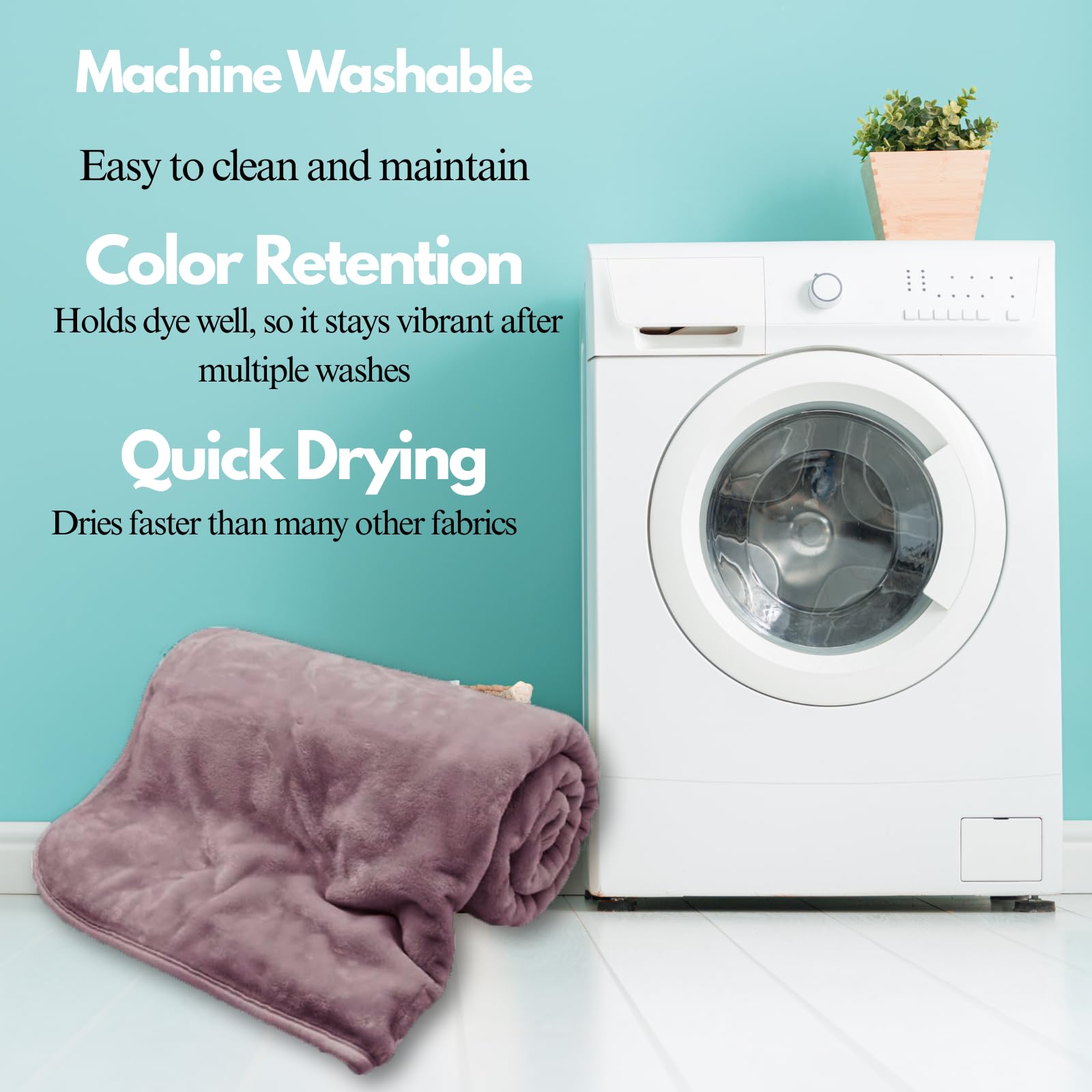 NFK TEXTILE Cozy Fleece Blankets & Luxurious Faux Fur Throws - Soft, Warm & Breathable Throws for Ultimate Comfort on Sofas & Bed