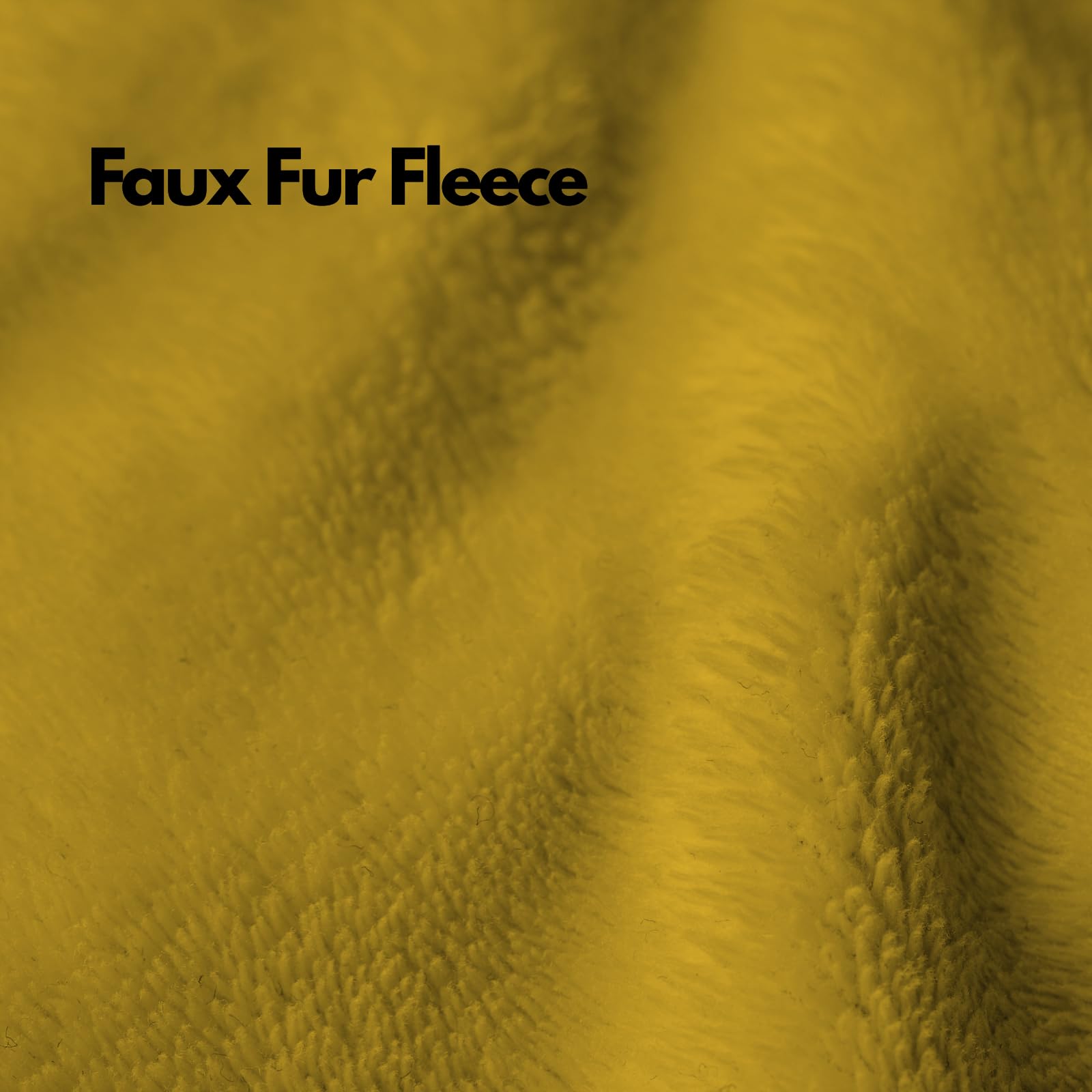 NFK Faux Fur Fleece Throw Blanket