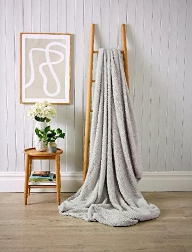 NFK TEXTILE Teddy Bear Throws Super Soft Luxurious Warm Cozy Sofa Settee Bed Sherpa Fleece Blankets Non-Allergic Travel Kids Adults Blankets