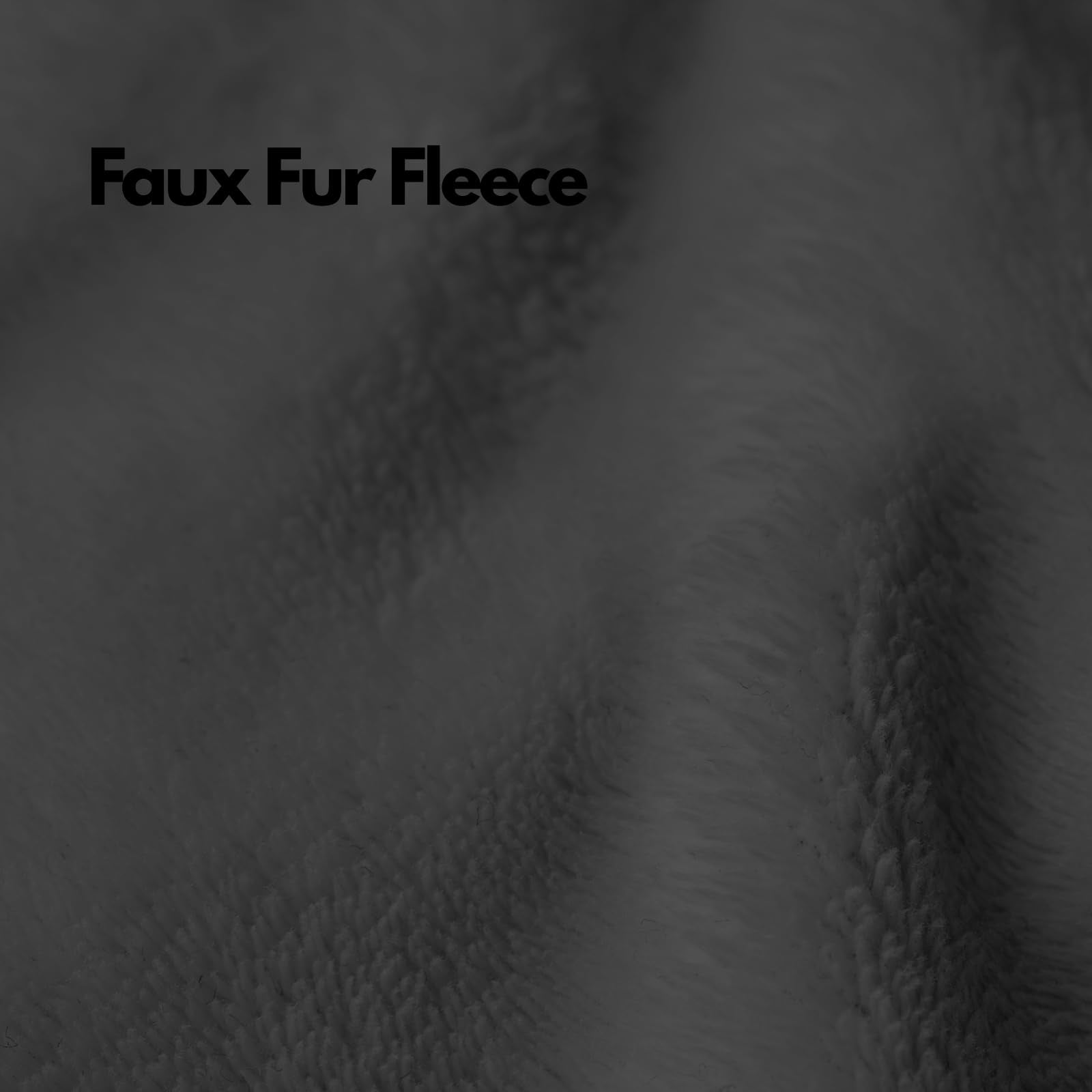 NFK Faux Fur Fleece Throw Blanket