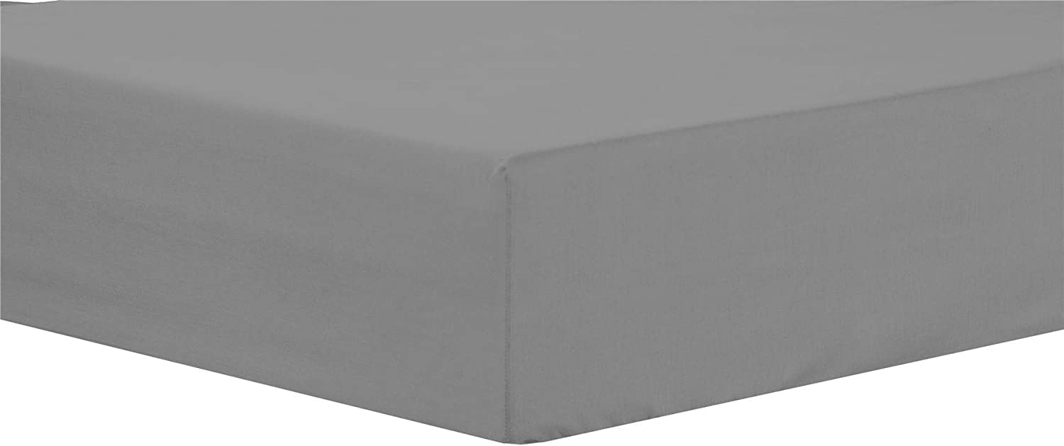 NFK TEXTILE Plain Style PolyCotton Fitted Bedsheets with Long-Lasting Color and Easy Care Bedding Fitted Sheets