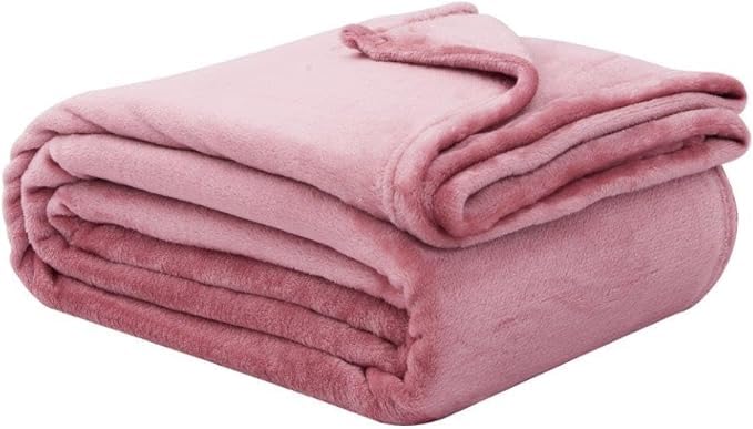 NFK Textile 100% Fleece Flannel Throw Blankets Ultimate Flannel Tartan Check Plaid Throws For Sofa Settee Bed Couch & Traveling Throw Blankets