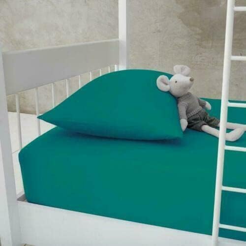 100% Polycotton 40cm Fitted Sheet Super Soft & Warm Cozy Fitted Sheets for Adjustable Bed Extra Deep Fitted Sheet