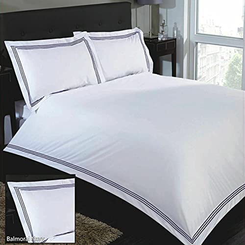 NFK TEXTILE Embroidered Border Devore Quilt Cover With Pillowcases Luxurious Duvet Cover Sets Hotel Quality Bedding Sets