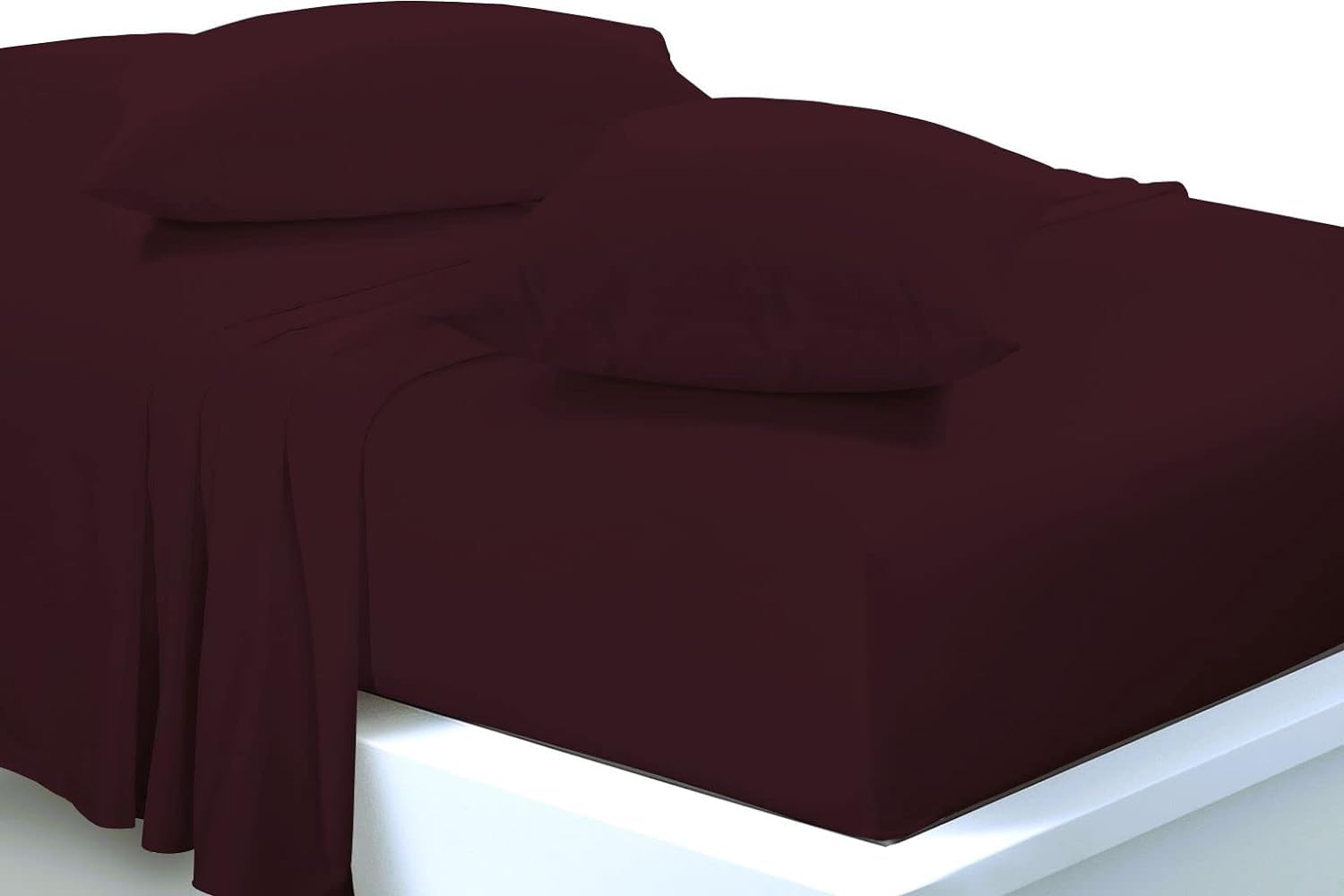 100% Polycotton 40cm Fitted Sheet Super Soft & Warm Cozy Fitted Sheets for Adjustable Bed Extra Deep Fitted Sheet
