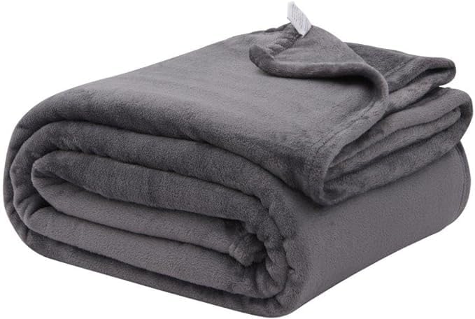 NFK Textile 100% Fleece Flannel Throw Blankets Ultimate Flannel Tartan Check Plaid Throws For Sofa Settee Bed Couch & Traveling Throw Blankets