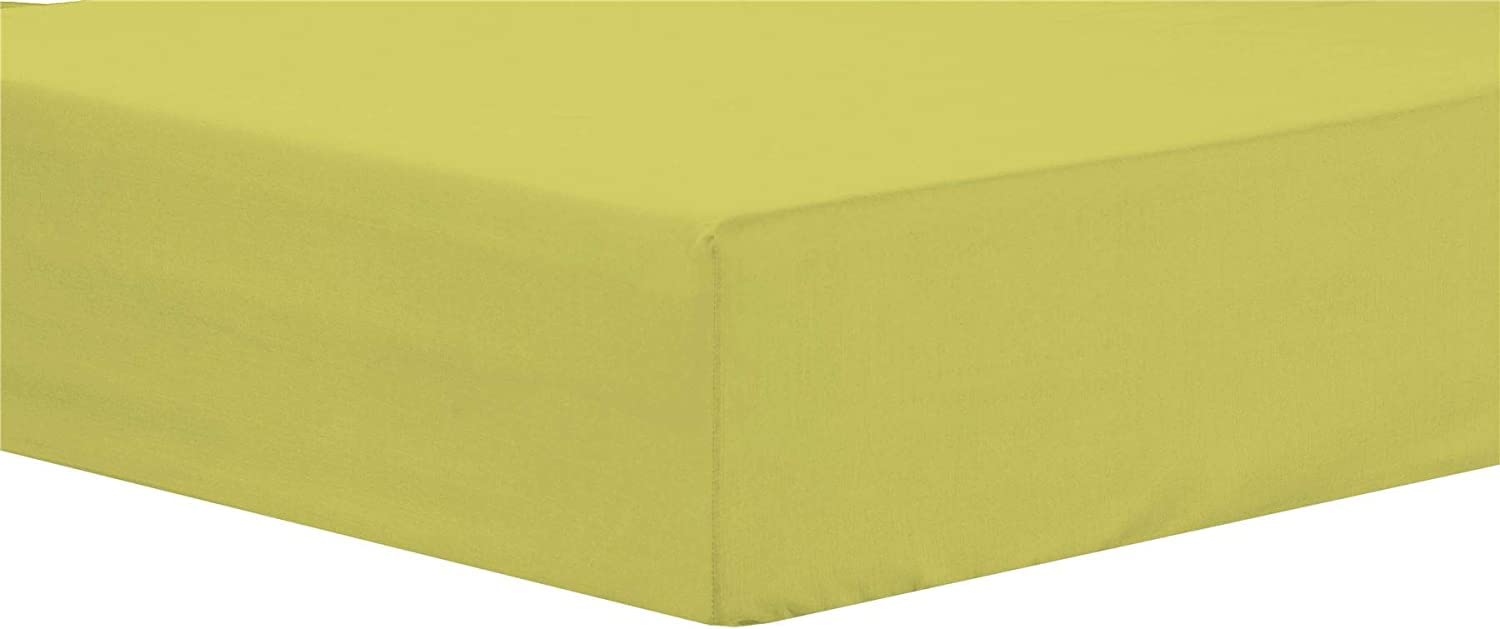 NFK TEXTILE Plain Style PolyCotton Fitted Bedsheets with Long-Lasting Color and Easy Care Bedding Fitted Sheets