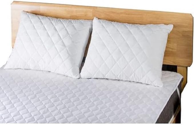 Waterproof Mattress Protector 3 Layered Quilted 30 cm Deep Bed Fitted Sheet Soft Warm & Cozy Breathable Mattress Protector for Bed