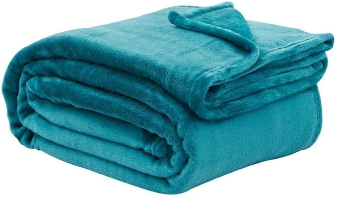 NFK Textile 100% Fleece Flannel Throw Blankets Ultimate Flannel Tartan Check Plaid Throws For Sofa Settee Bed Couch & Traveling Throw Blankets