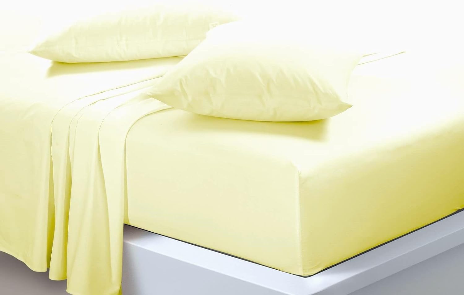 100% Polycotton 40cm Fitted Sheet Super Soft & Warm Cozy Fitted Sheets for Adjustable Bed Extra Deep Fitted Sheet