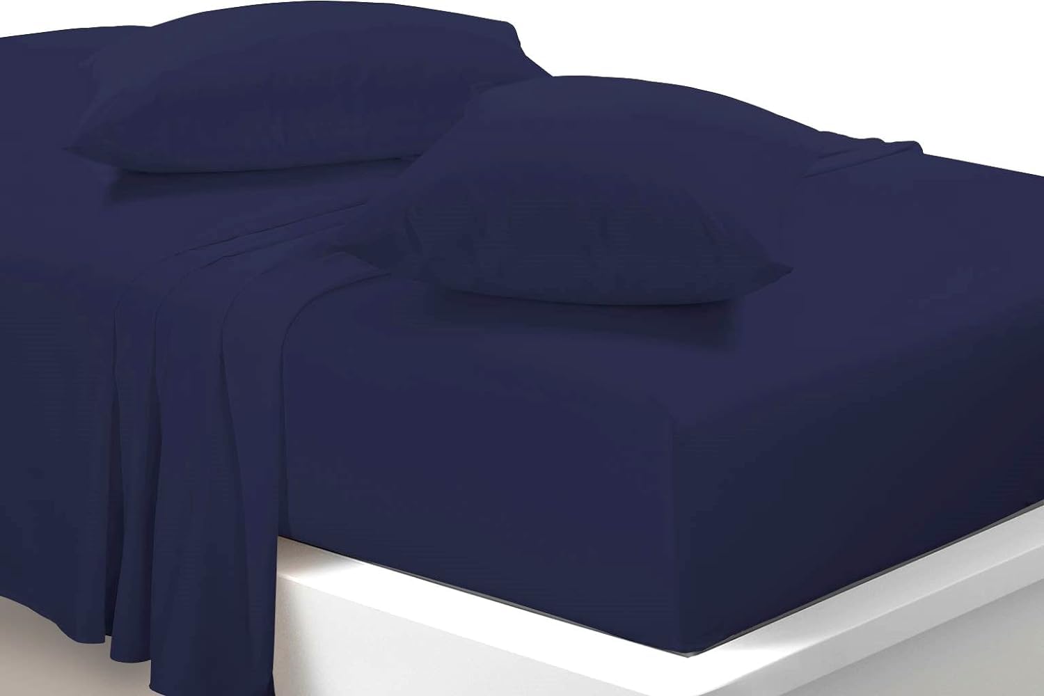 100% Polycotton 40cm Fitted Sheet Super Soft & Warm Cozy Fitted Sheets for Adjustable Bed Extra Deep Fitted Sheet