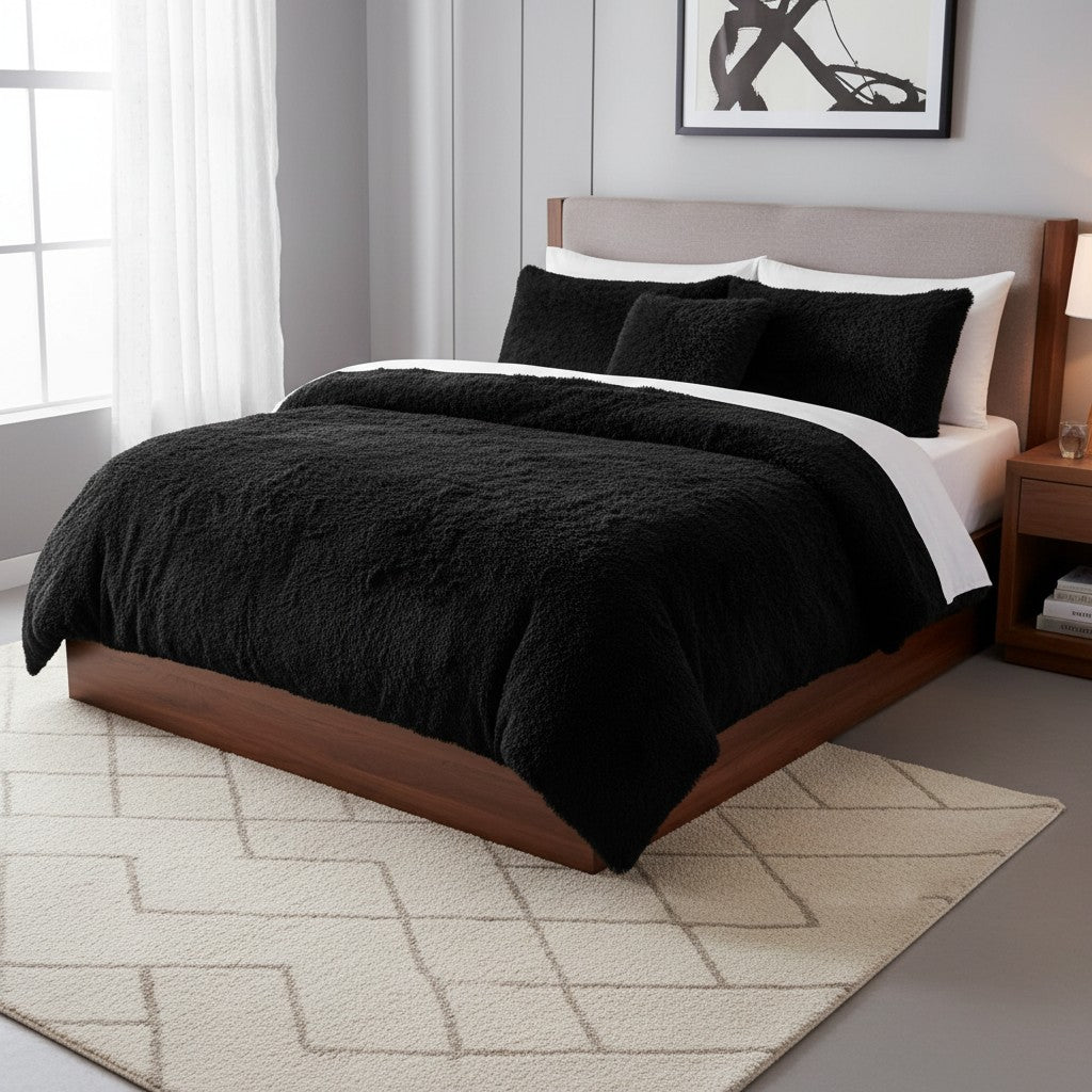 NFK Snuggle Scape Fleece Duvet Cover Set