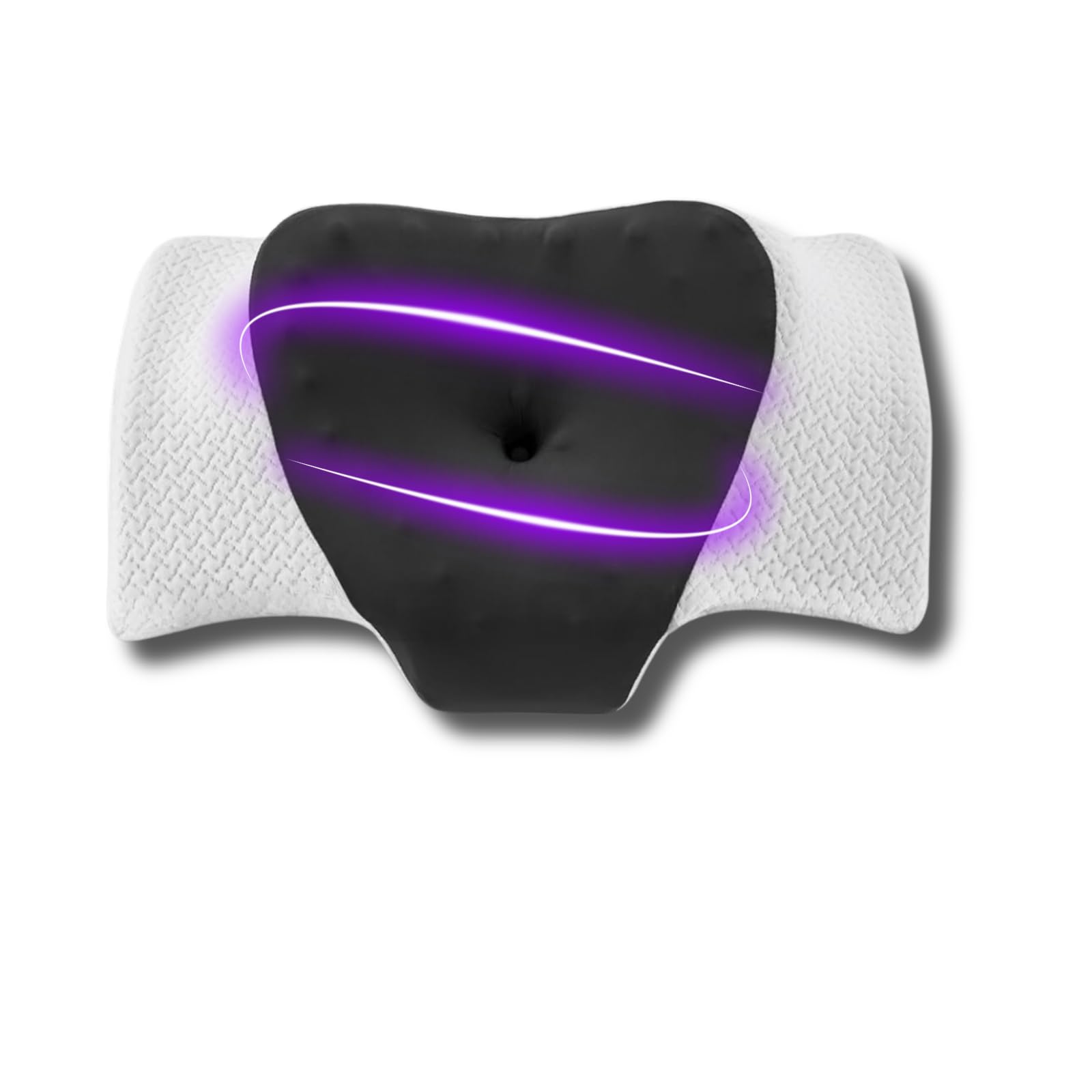 NFK Textile Responsive Pillow for Neck and Shoulder Support - Ideal for Side Sleepers with Removable Cover