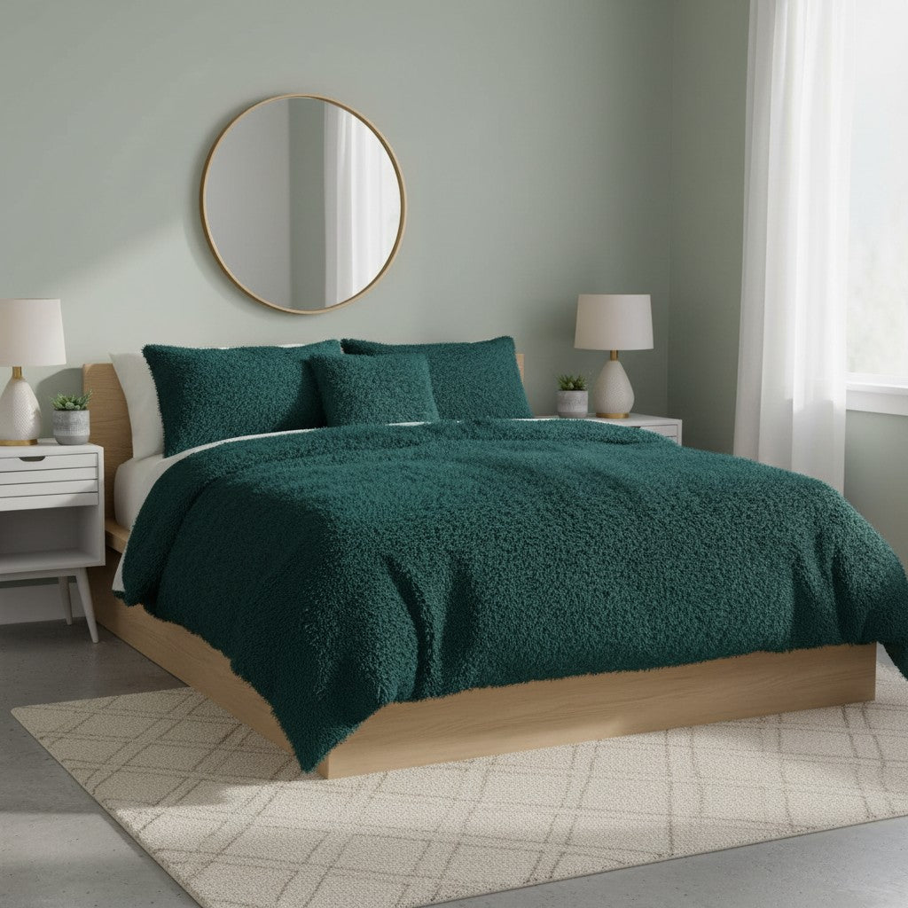 NFK Snuggle Scape Fleece Duvet Cover Set