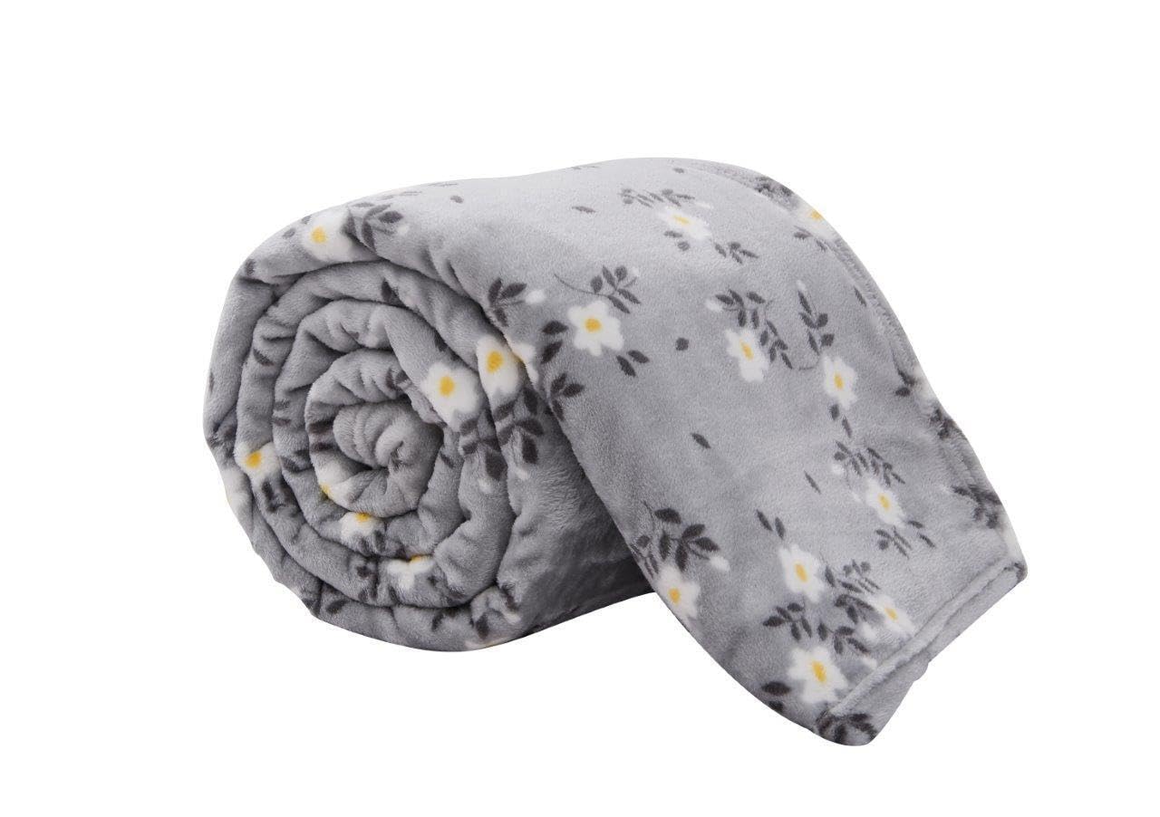 NFK Textile 100% Fleece Flannel Throw Blankets Ultimate Flannel Tartan Check Plaid Throws For Sofa Settee Bed Couch & Traveling Throw Blankets