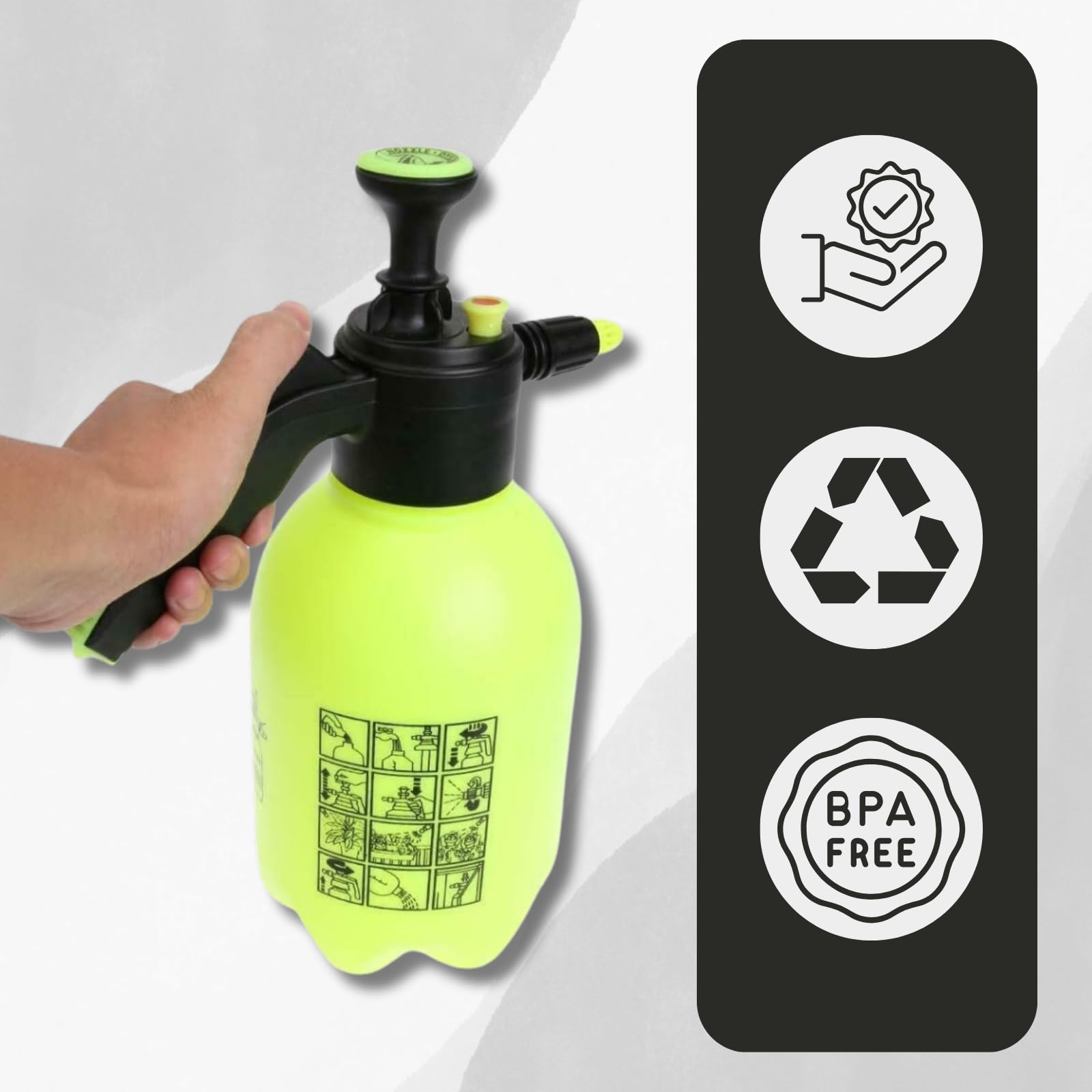 Pressure Sprayer for Gardening 2L, 5L, 8L, Watering, Weed Control & Chemical Spray