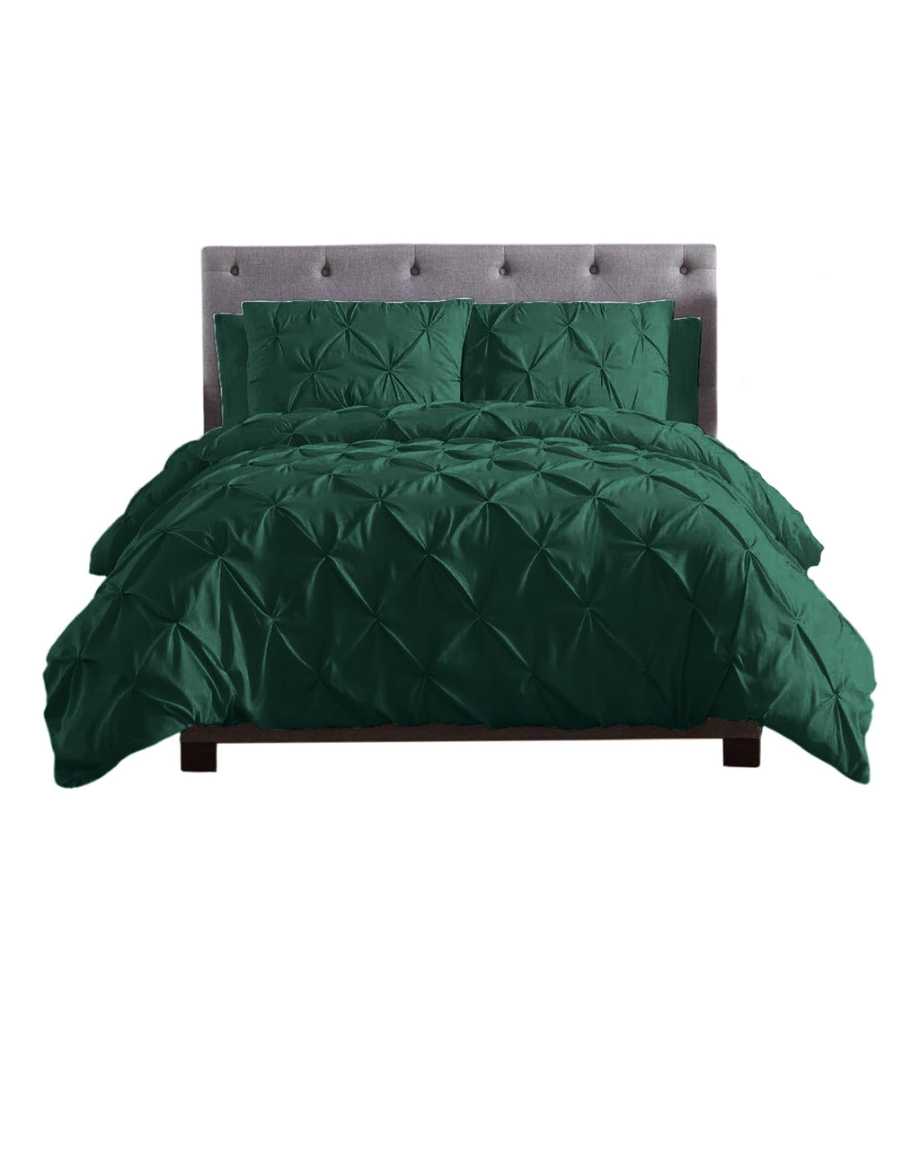 NFK Pin Tuck Diamond Duvet Cover Set
