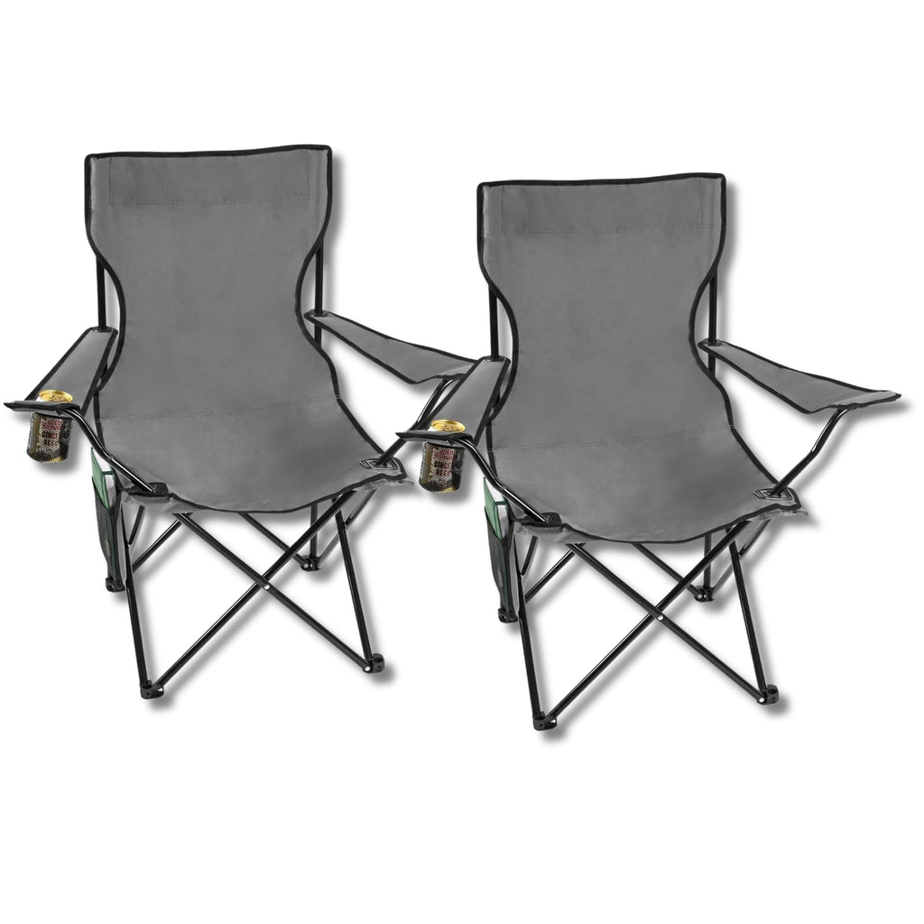 NFK Set of 2 Folding Camping Chairs