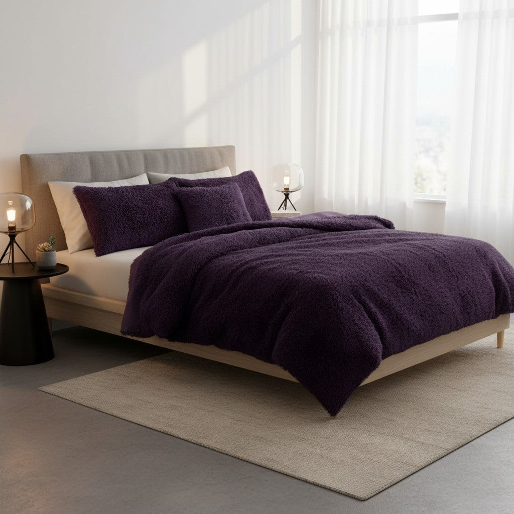 NFK Snuggle Scape Fleece Duvet Cover Set