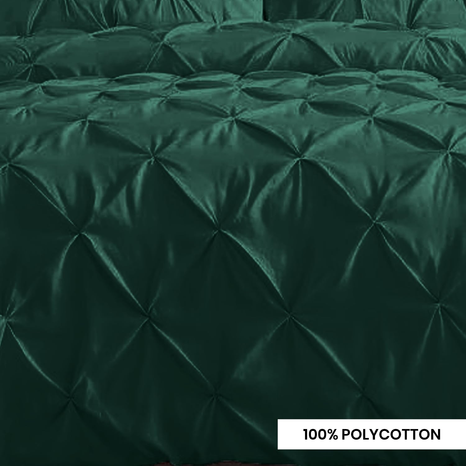 Pintuck Diamond Duvet Cover Set with Matching Pillow Cases 100% Polycotton Geometric Bedding Set Alford Comforter Duvet Quilt Set