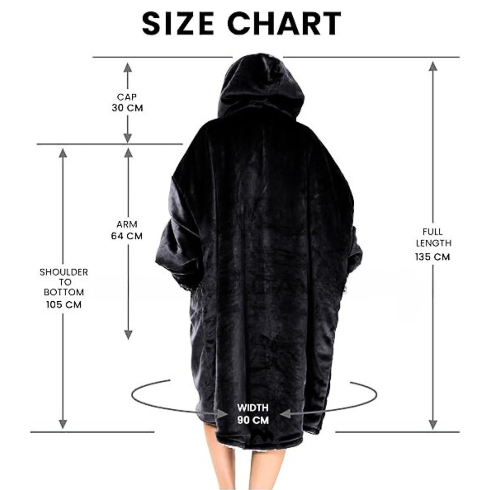 NFK Textile Oversized Hoodie Fleece Pullover for Unisex Plain Fluffy Cozy Sherpa Hooded Sweatshirt for Adults hug and snug hoodies