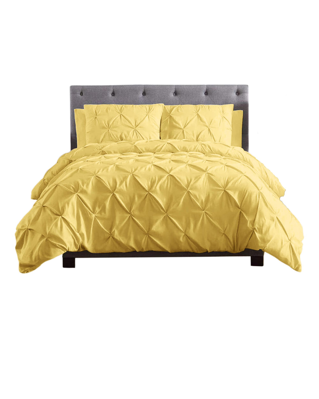 NFK Pin Tuck Diamond Duvet Cover Set