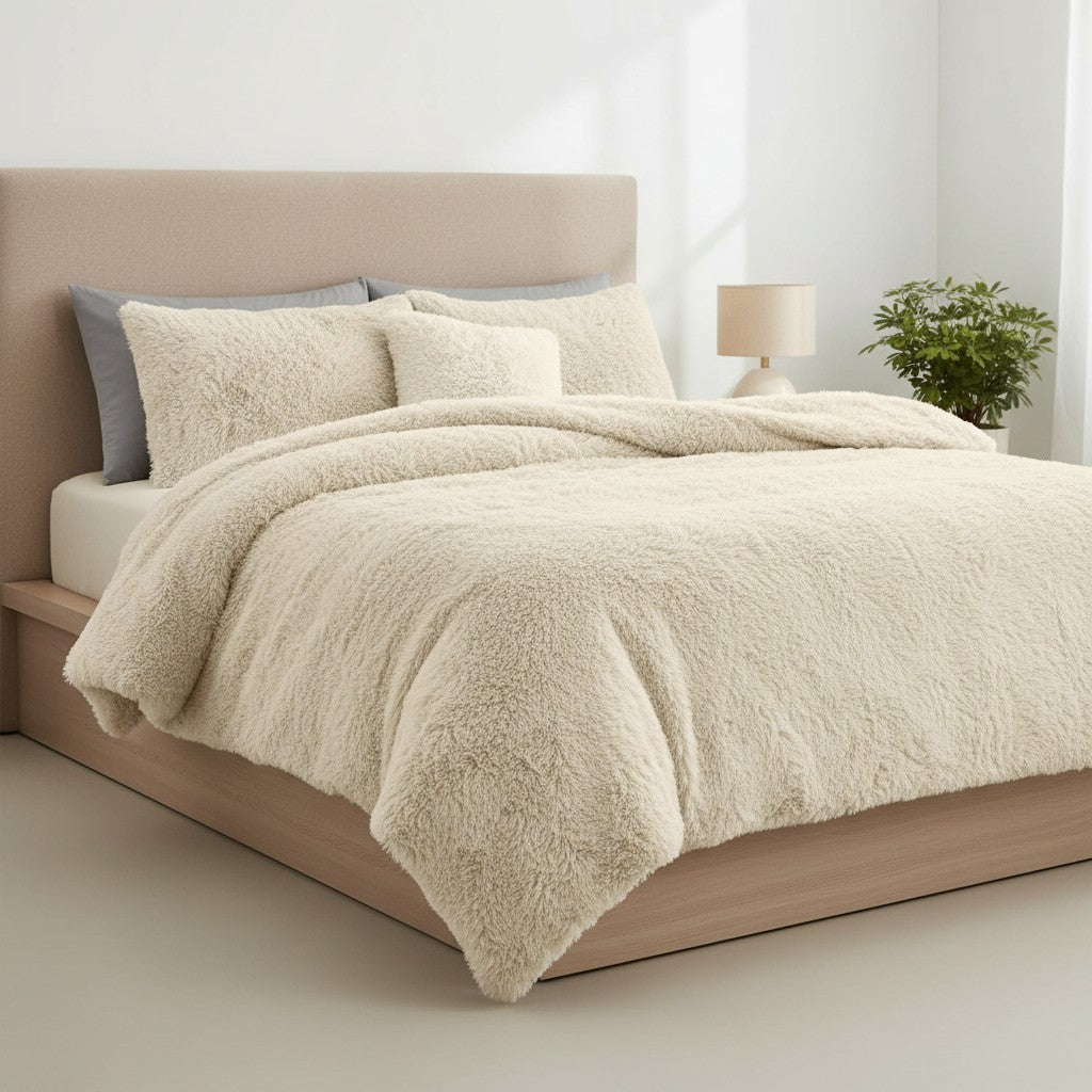 NFK Snuggle Scape Fleece Duvet Cover Set