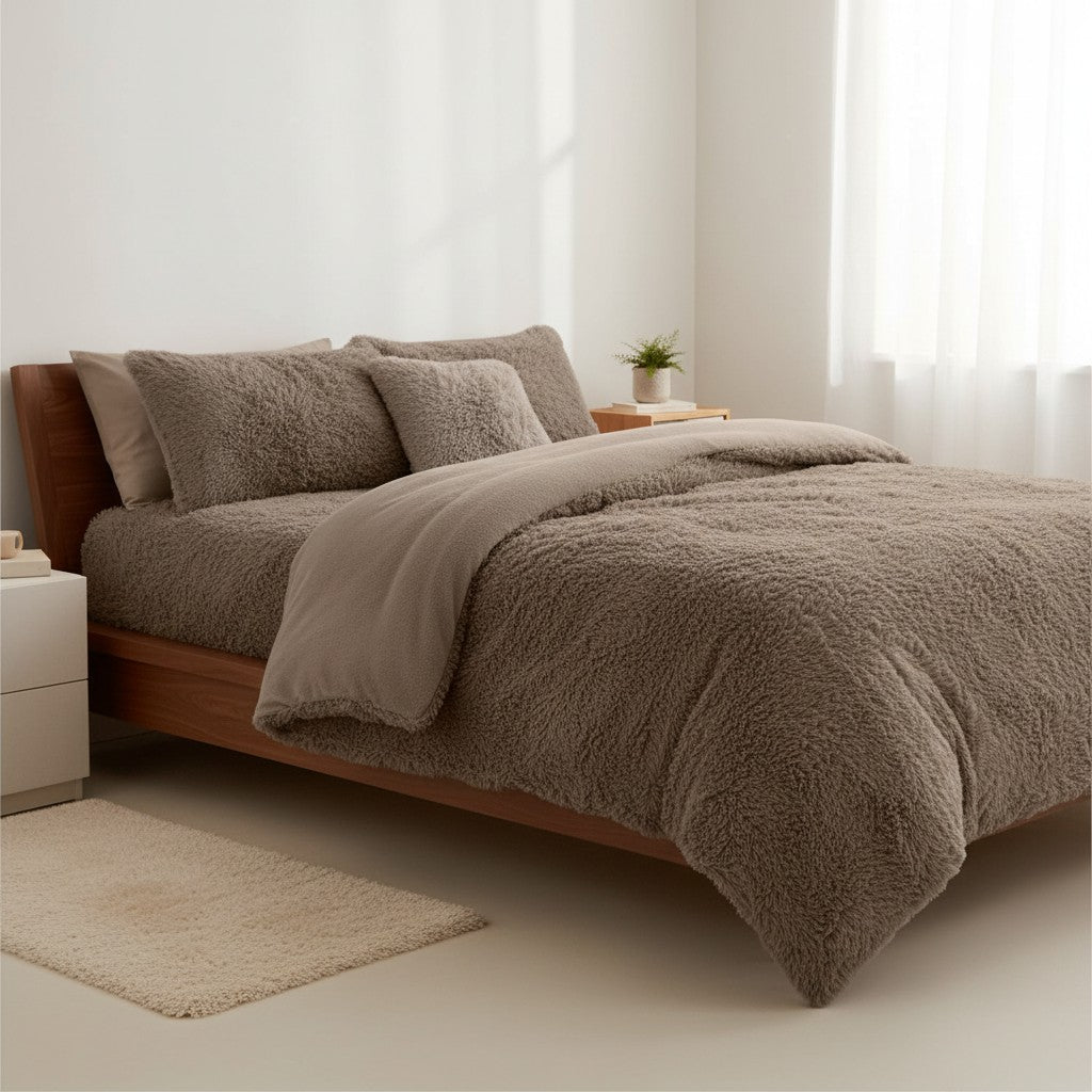 NFK Snuggle Scape Fleece Duvet Cover Set
