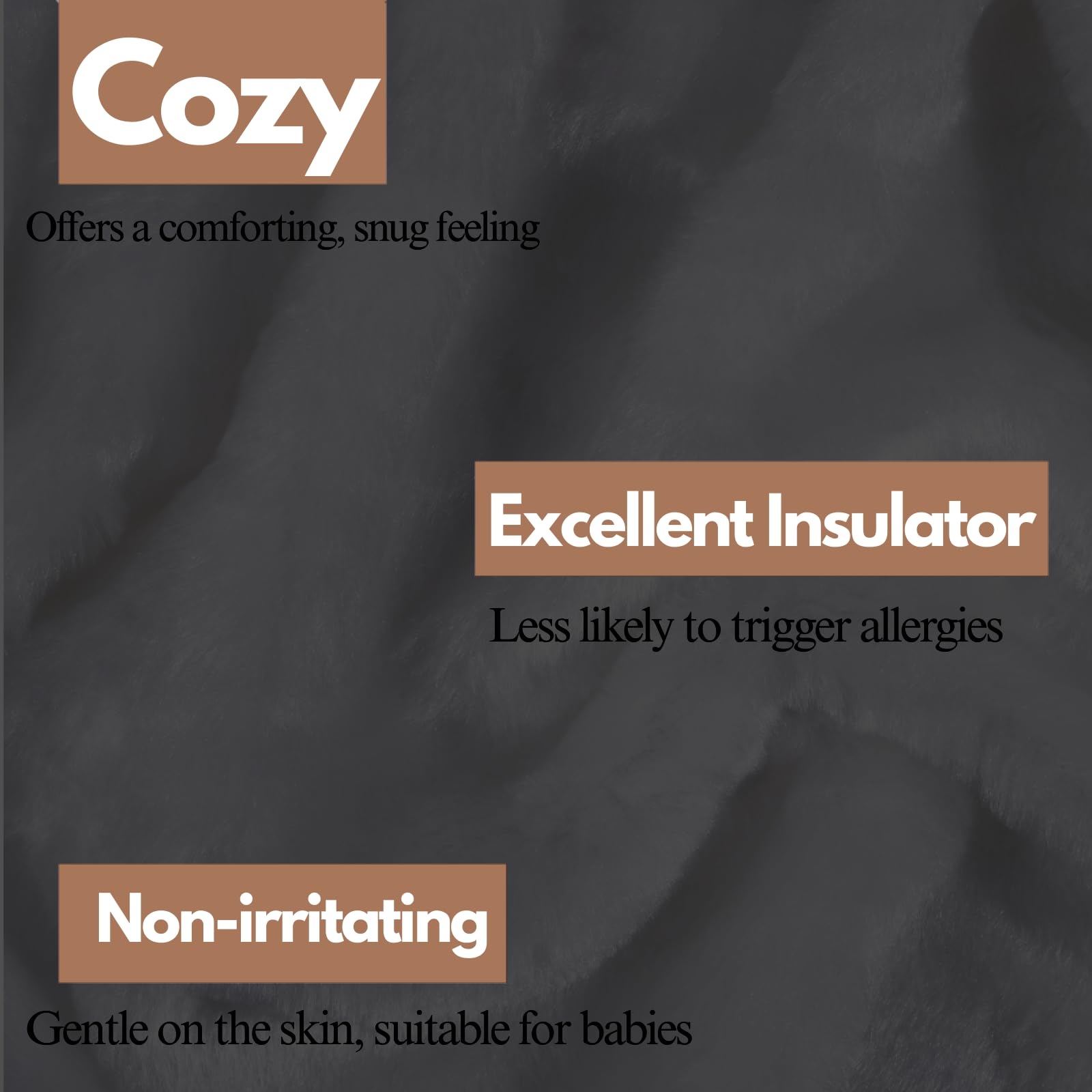 NFK TEXTILE Cozy Fleece Blankets & Luxurious Faux Fur Throws - Soft, Warm & Breathable Throws for Ultimate Comfort on Sofas & Bed