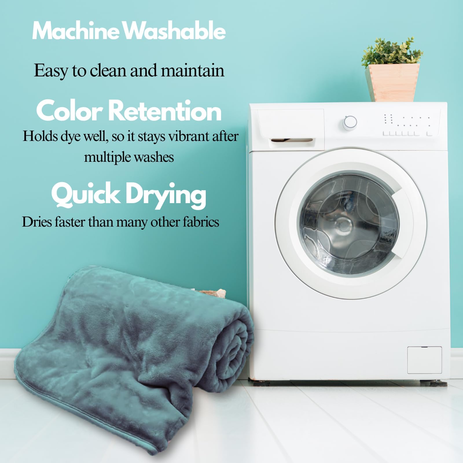 NFK TEXTILE Cozy Fleece Blankets & Luxurious Faux Fur Throws - Soft, Warm & Breathable Throws for Ultimate Comfort on Sofas & Bed