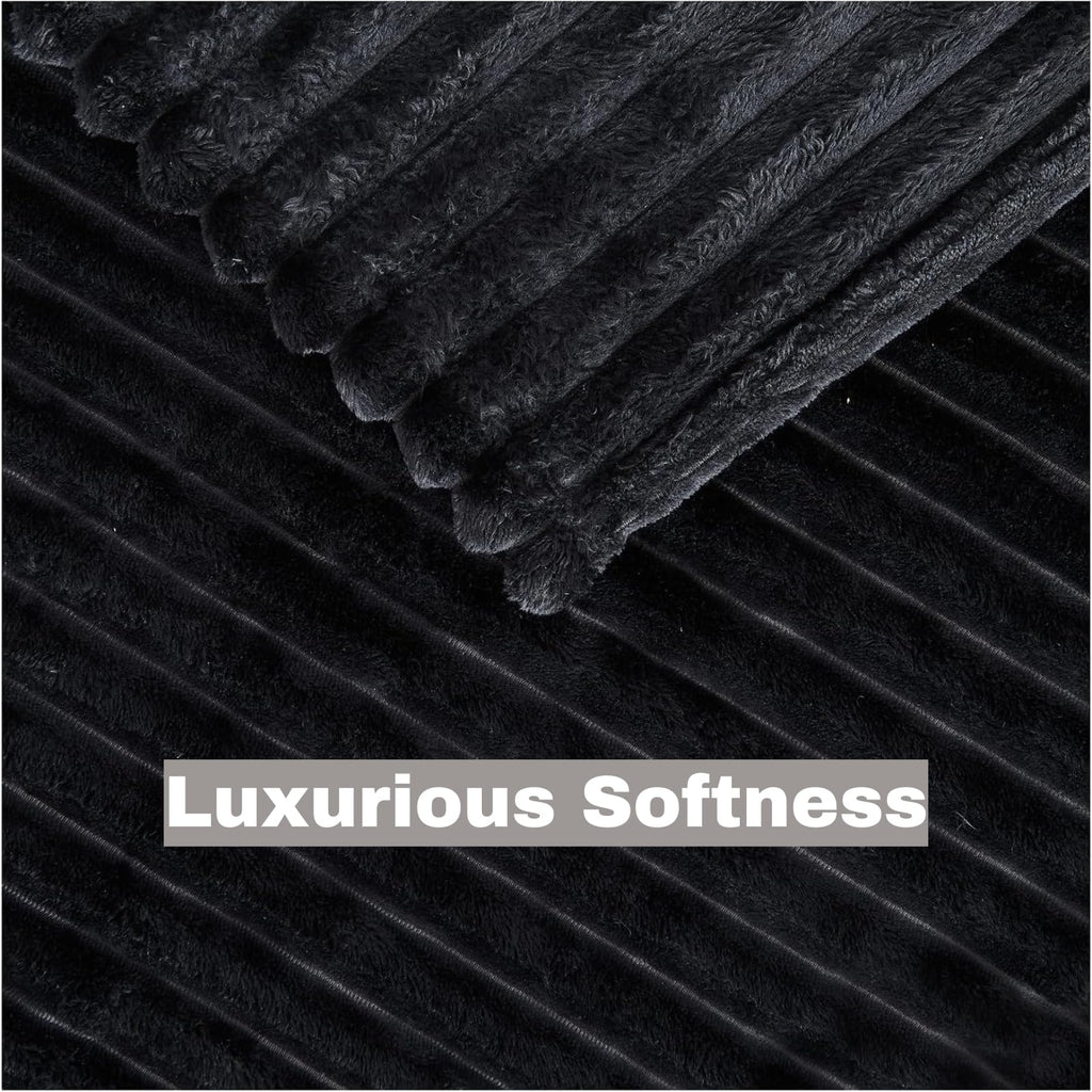 NFK Luxury Chunky Ribbed Throw Blanket