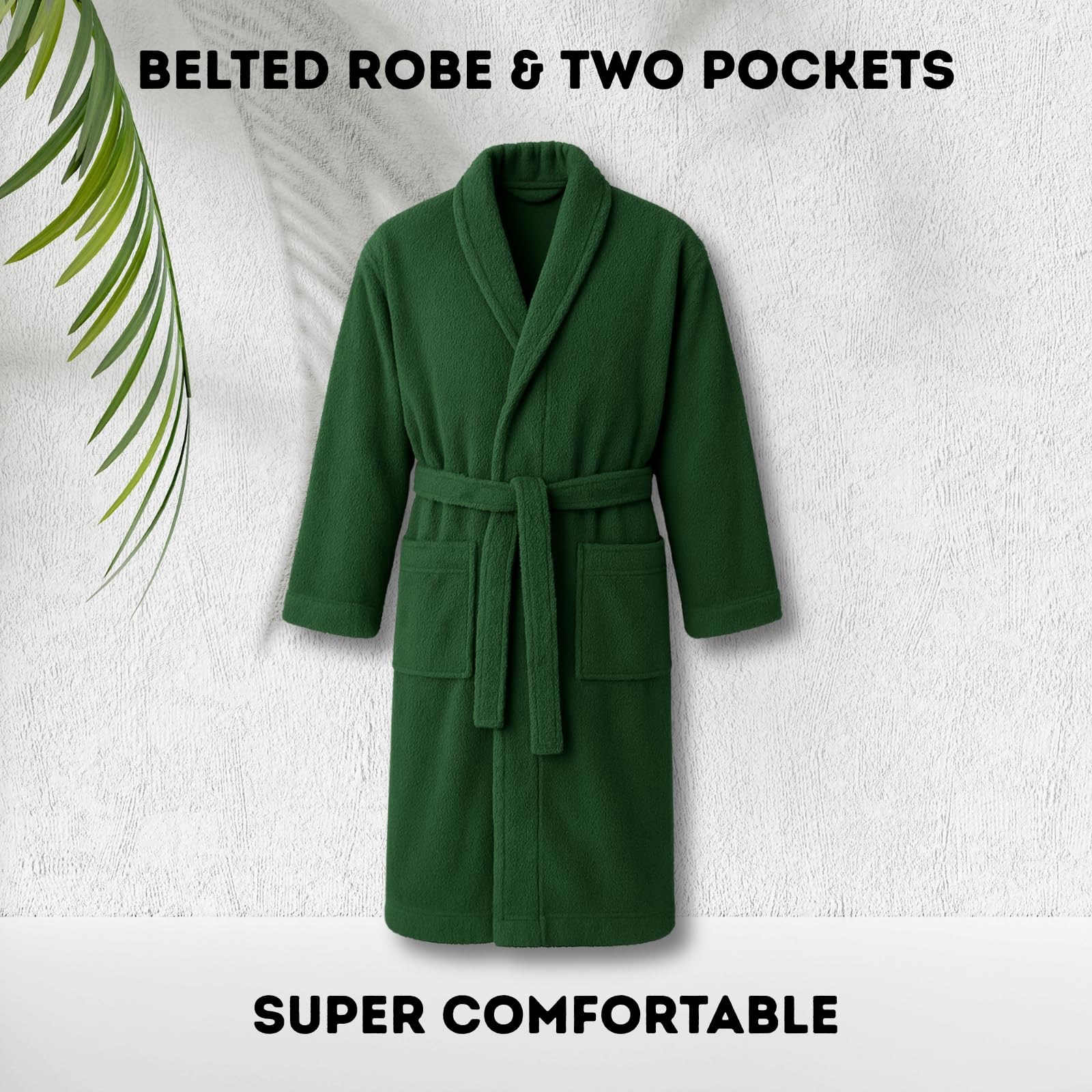 NFK Textile Bathrobes 100% Egyptian Cotton soft Terry Toweling Luxury Dressing Gown Unisex Hooded Bathrobes Extra Absorbent 650 GSM Cosy Dressing Gown Housecoat Nightwear