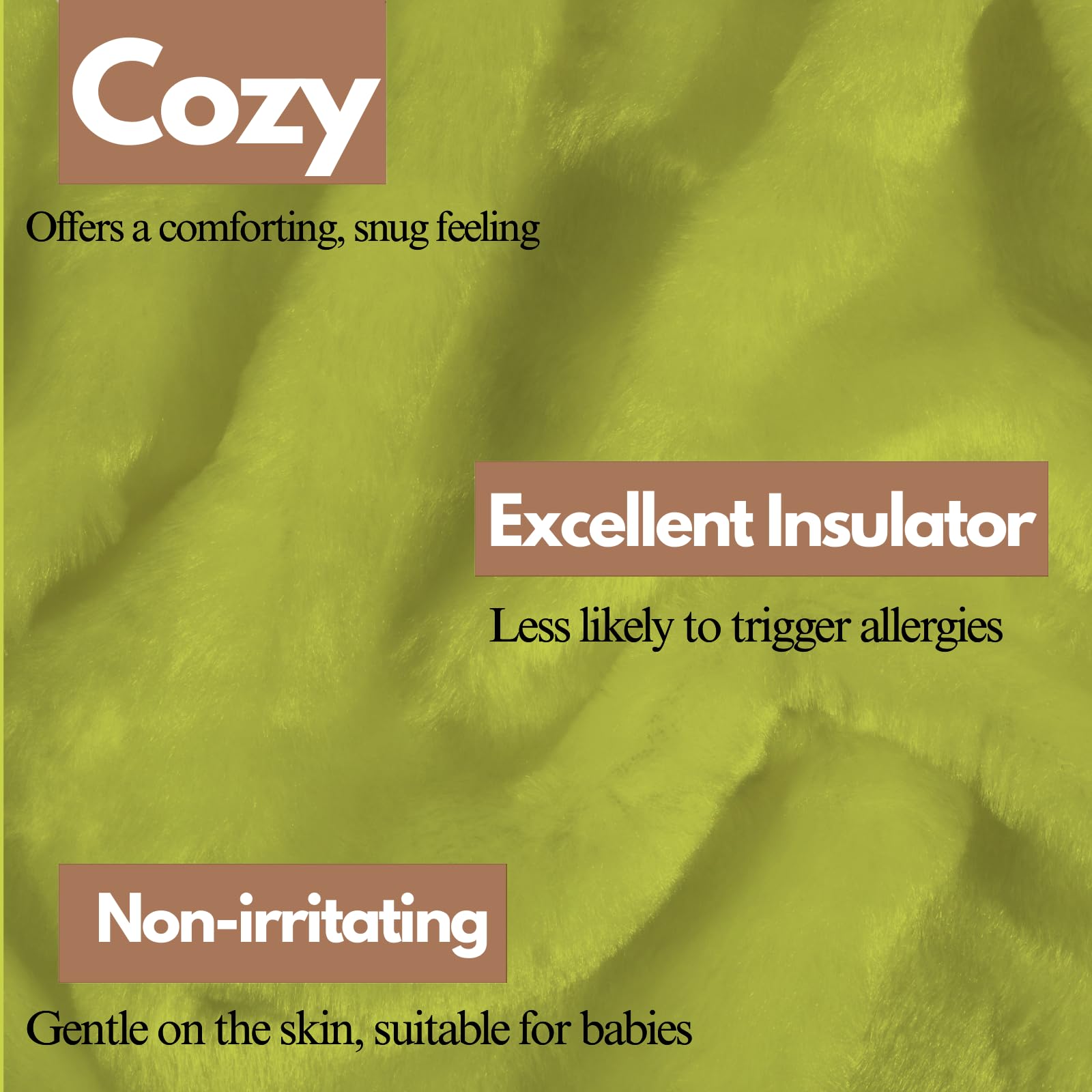 NFK TEXTILE Cozy Fleece Blankets & Luxurious Faux Fur Throws - Soft, Warm & Breathable Throws for Ultimate Comfort on Sofas & Bed