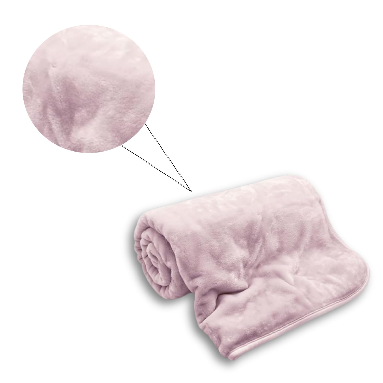 NFK TEXTILE Cozy Fleece Blankets & Luxurious Faux Fur Throws - Soft, Warm & Breathable Throws for Ultimate Comfort on Sofas & Bed