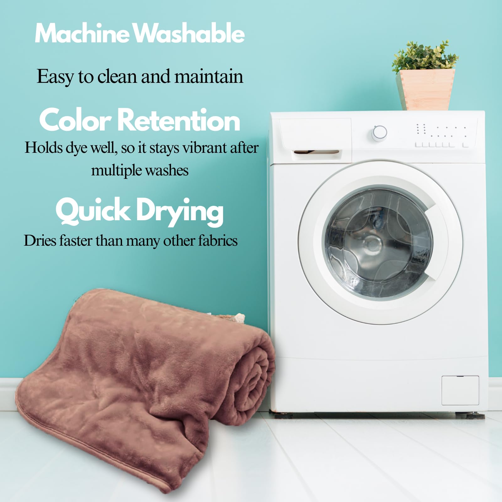 NFK TEXTILE Cozy Fleece Blankets & Luxurious Faux Fur Throws - Soft, Warm & Breathable Throws for Ultimate Comfort on Sofas & Bed