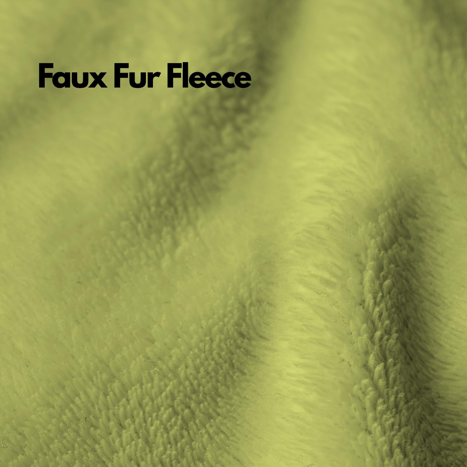 NFK Faux Fur Fleece Throw Blanket