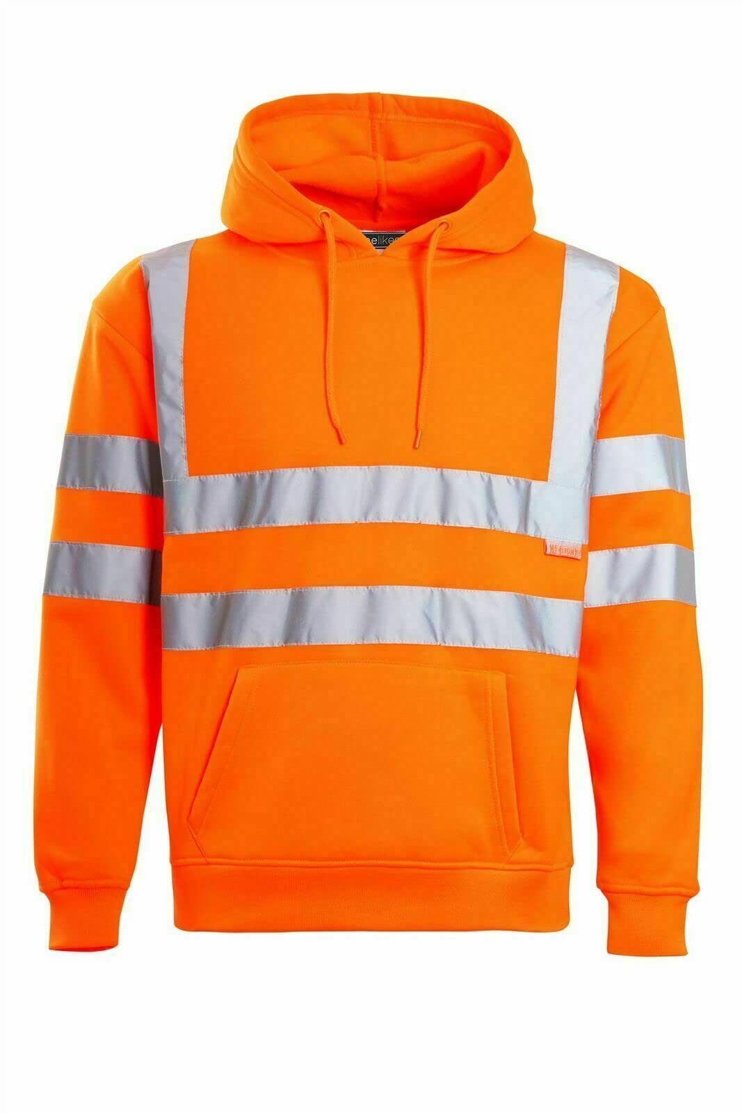 NFK TEXTILE Hi Viz Pullover Hoodie Workwear Tops Pullover Single and Double Tone High Visibility Security Hoody