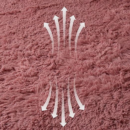 Luxury Fluffy Fur Snuggle Scape Zip Duvet Cover Cuddle Warm Quilt Bedding Set Snuggle Scape Fleece Bedding Duvet