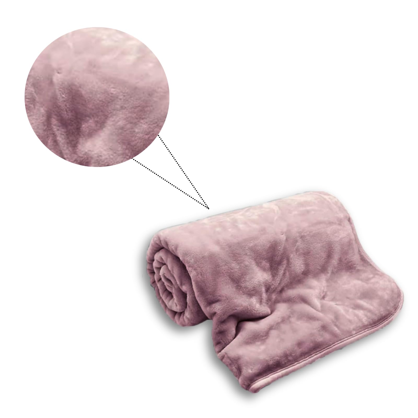 NFK TEXTILE Cozy Fleece Blankets & Luxurious Faux Fur Throws - Soft, Warm & Breathable Throws for Ultimate Comfort on Sofas & Bed