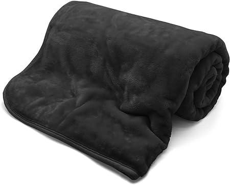 NFK TEXTILE Cozy Fleece Blankets & Luxurious Faux Fur Throws - Soft, Warm & Breathable Throws for Ultimate Comfort on Sofas & Bed